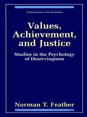 cover image of Values, Achievement, and Justice